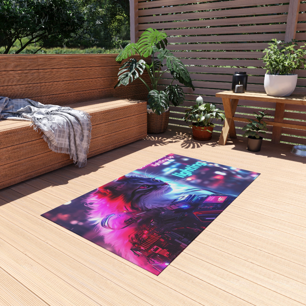 Tapis de salon Chatte Continuous Lighting