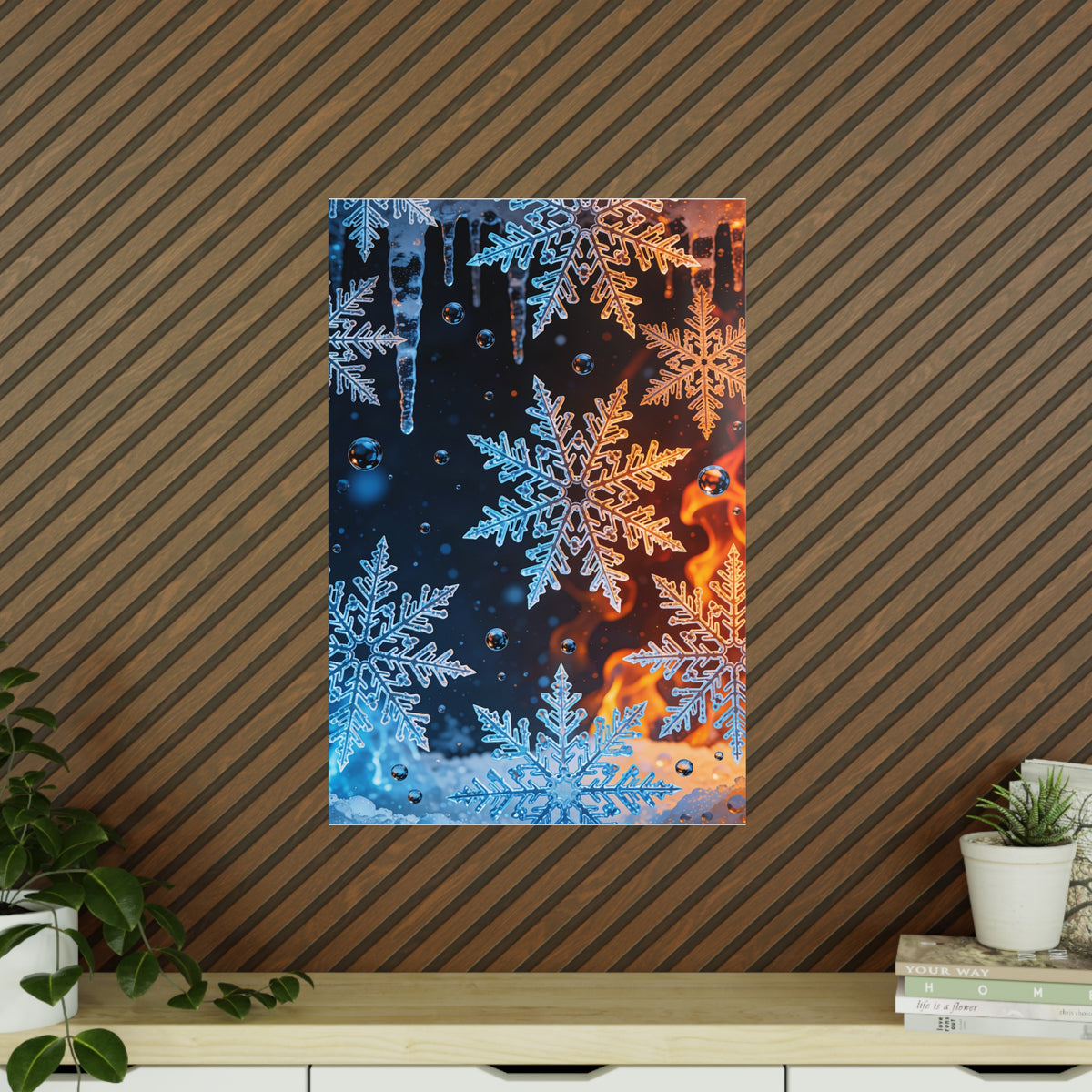 Poster Glace et Feu