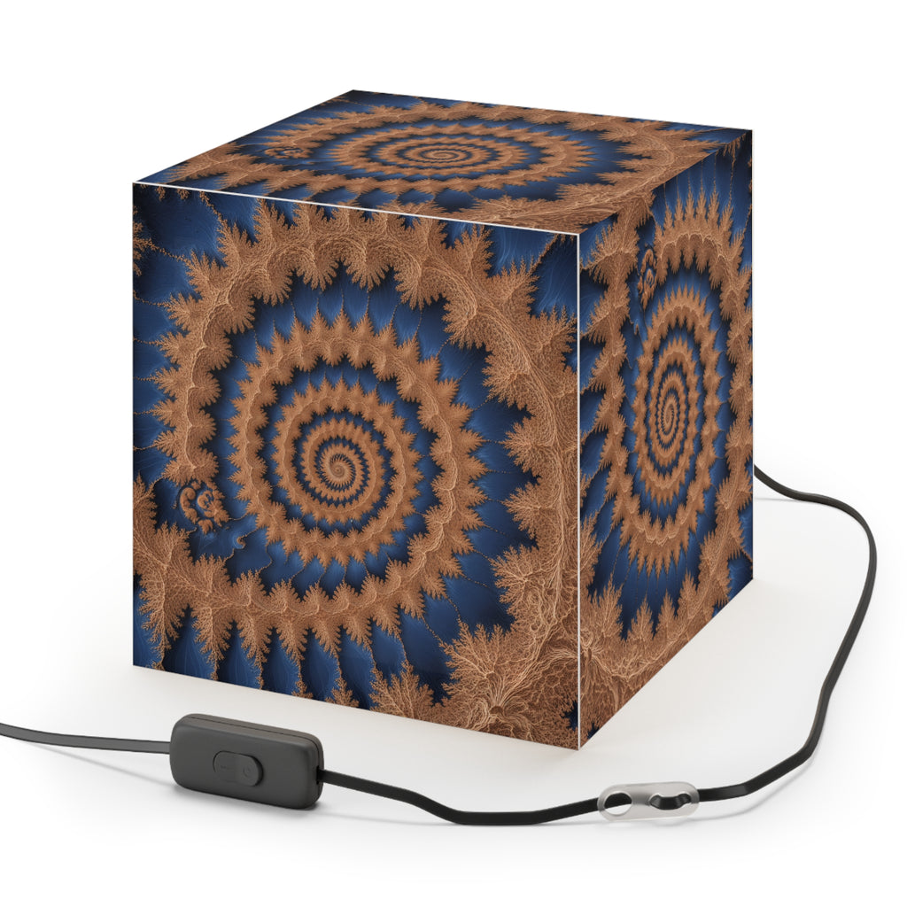 DECO - Lampe Cubique Fractale Courbe de Rham-Peano