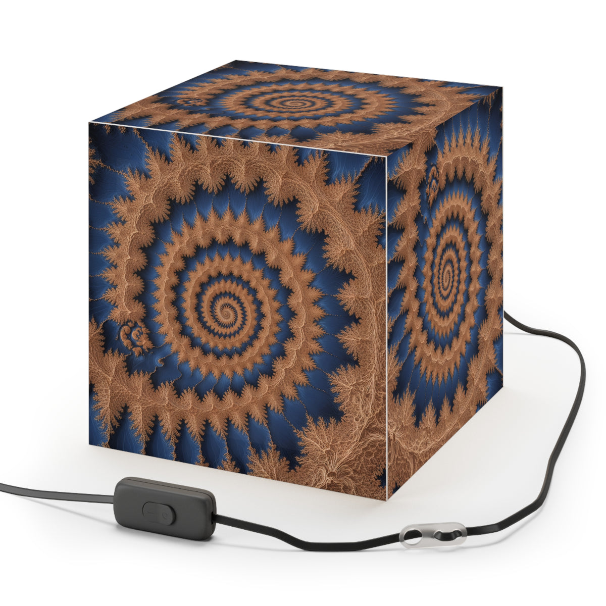 DECO - Lampe Cubique Fractale Courbe de Rham-Peano