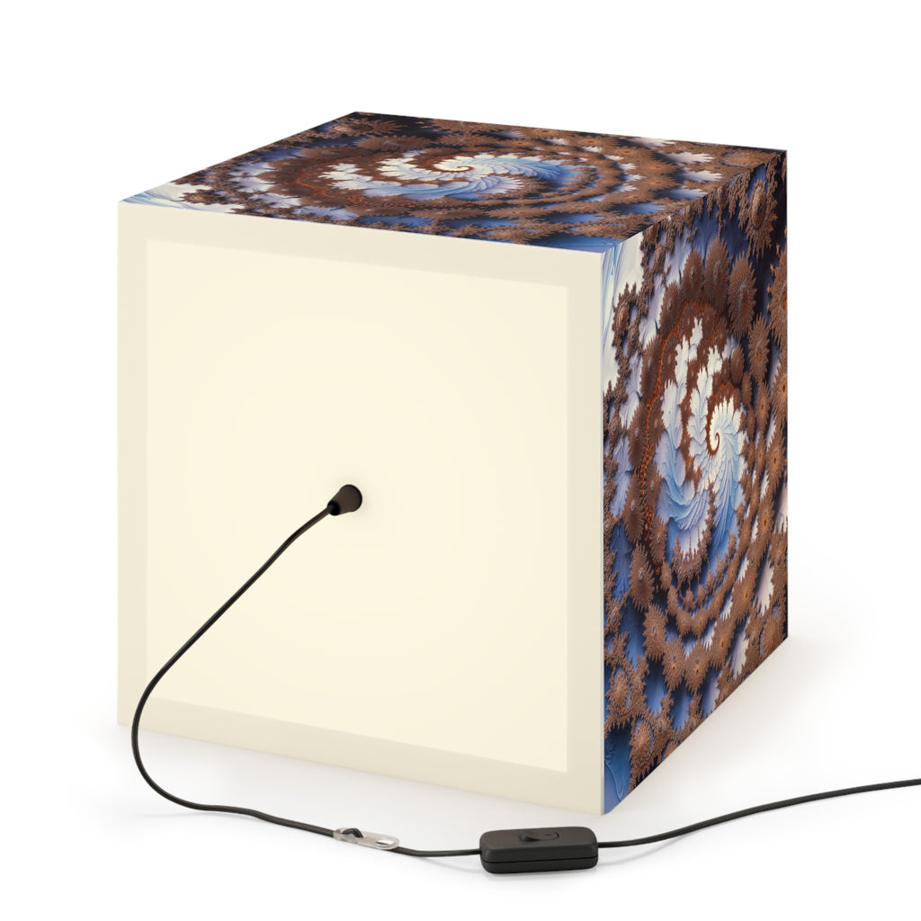 DECO - Lampe Cubique Fractale Courbe de Cesàro