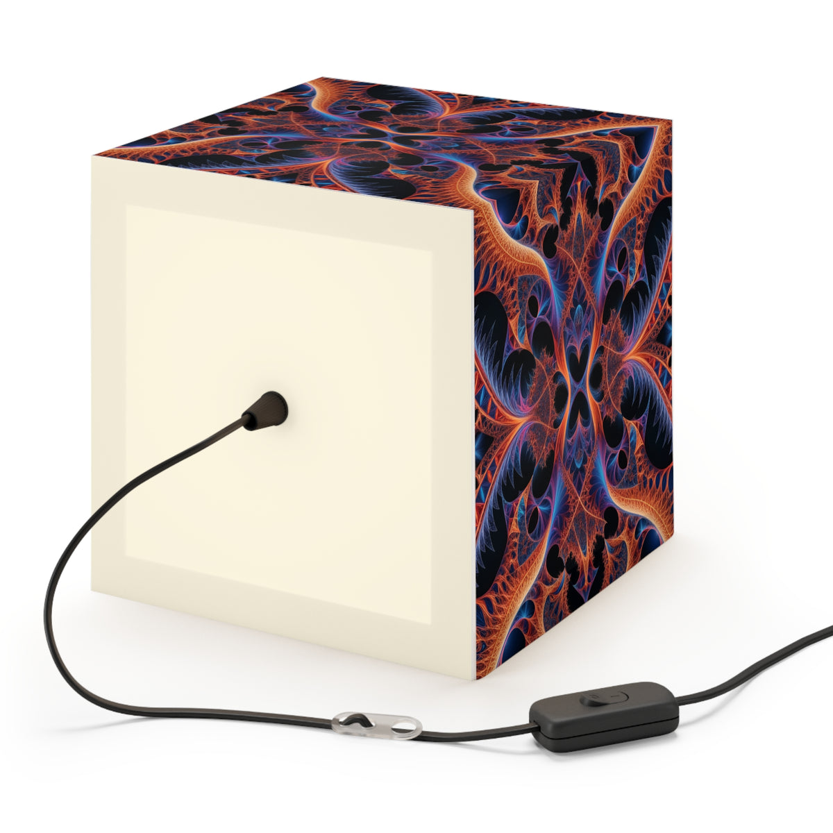DECO - Lampe Cubique Fractale Courbe de Cantor-Minkowski