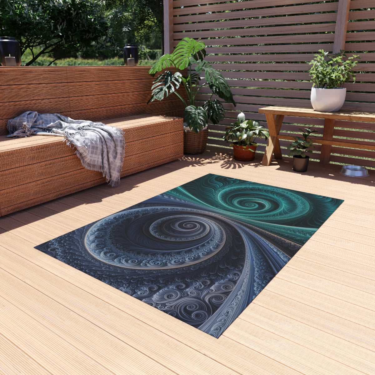 Tapis de salon Courbe de Cesàro-Peano