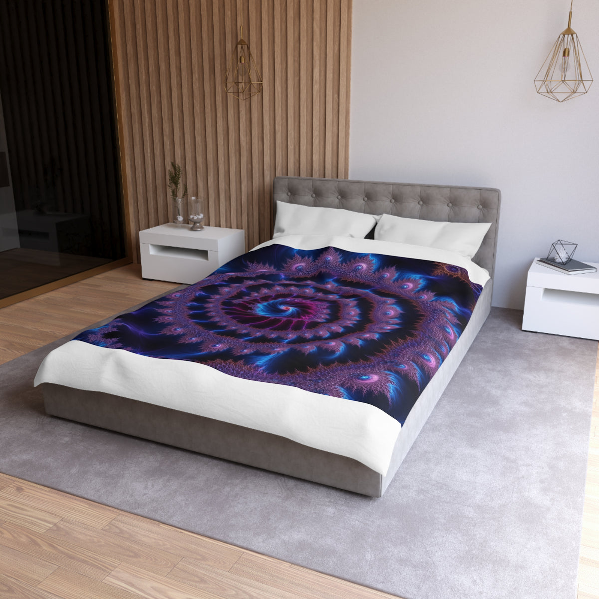 Housse de couette Courbe de Ship-Mandelbrot