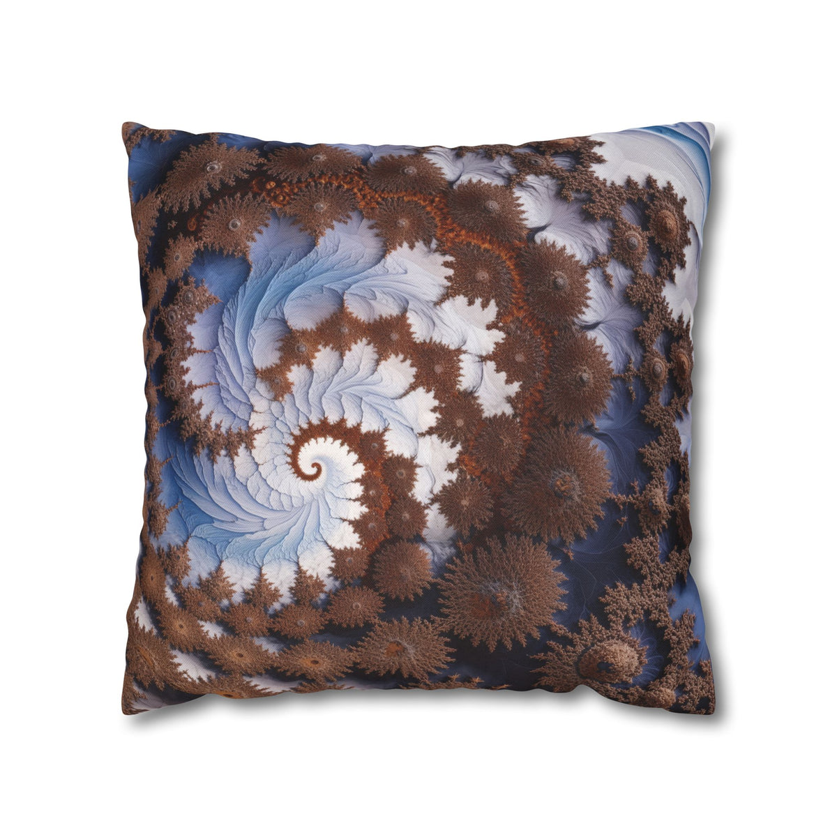 Housse de coussin Courbe Fractale de Cesaro