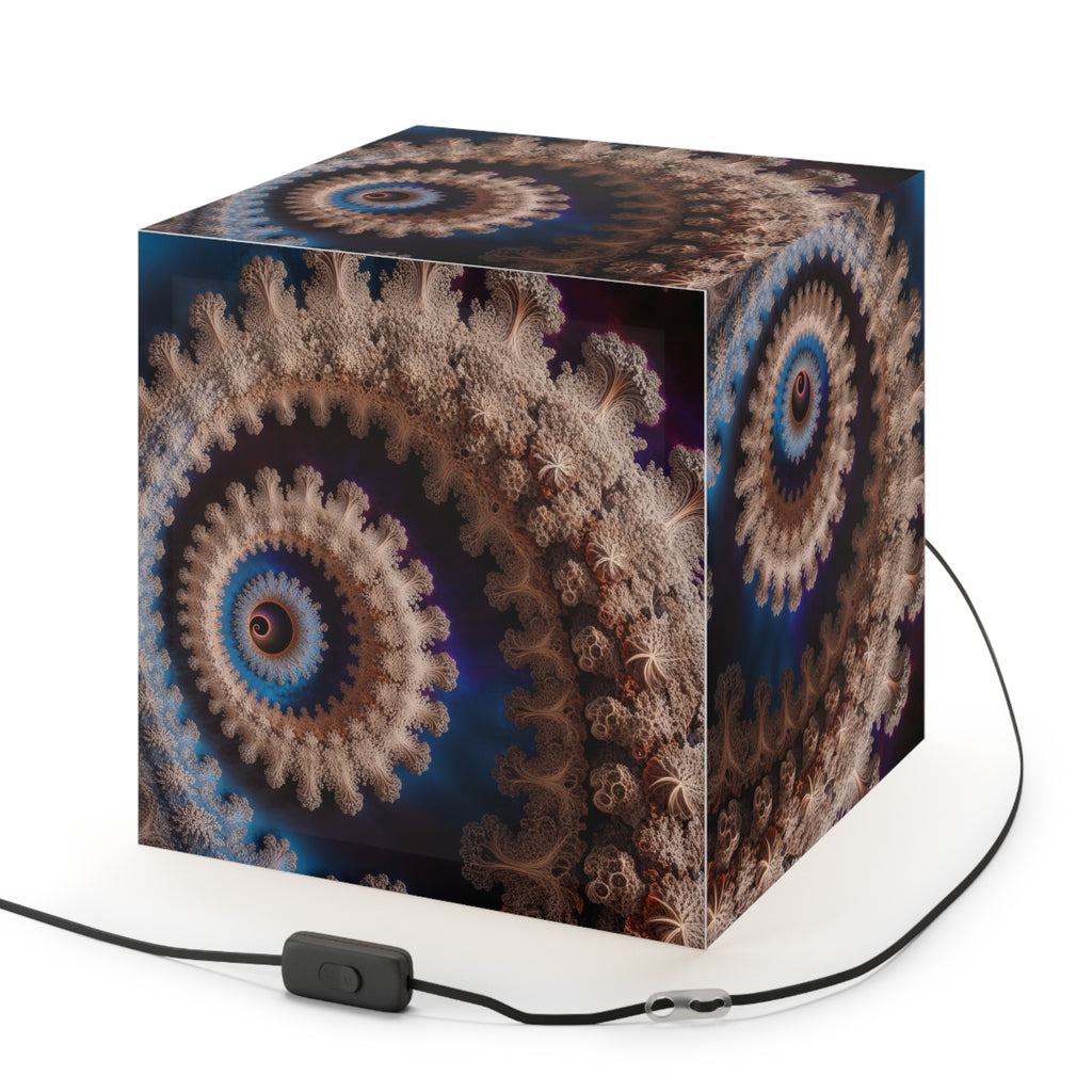 DECO - Lampe Cubique Fractale Courbe de Cesàro-Way