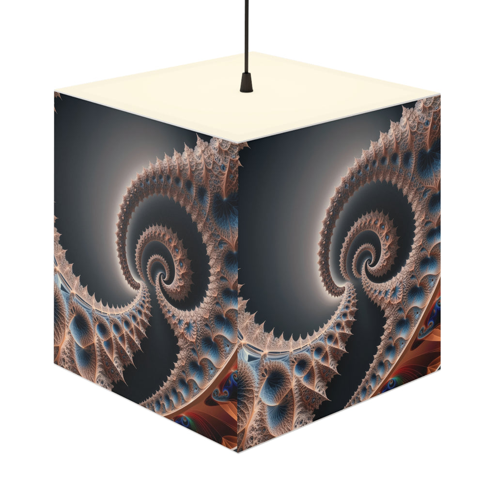 DECO - Lampe Cubique Fractale Courbe de Van-Der-Waerden