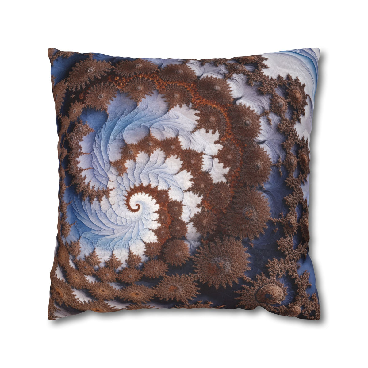 Housse de coussin Courbe Fractale de Cesaro