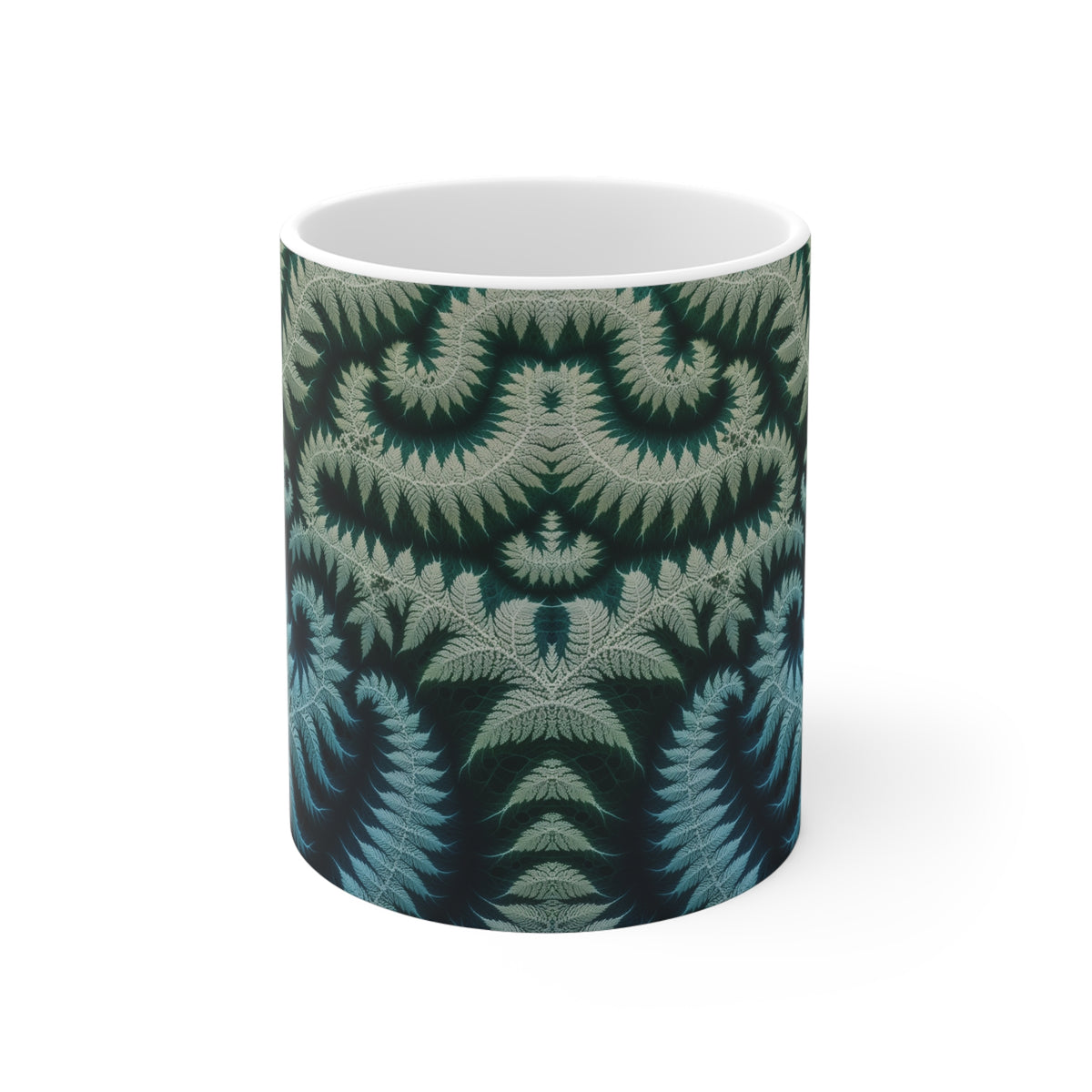 Mug Fractal Fougère de Barnsley