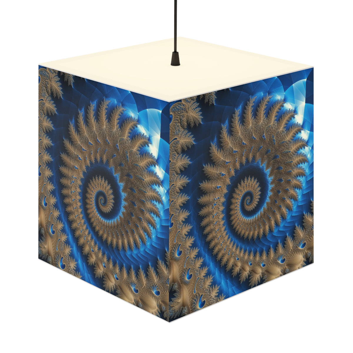 DECO - Lampe Cubique Fractale Courbe de Levy