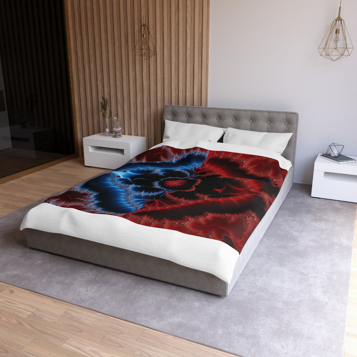 Housse de couette Fractale de Appolo-Mandelbrot