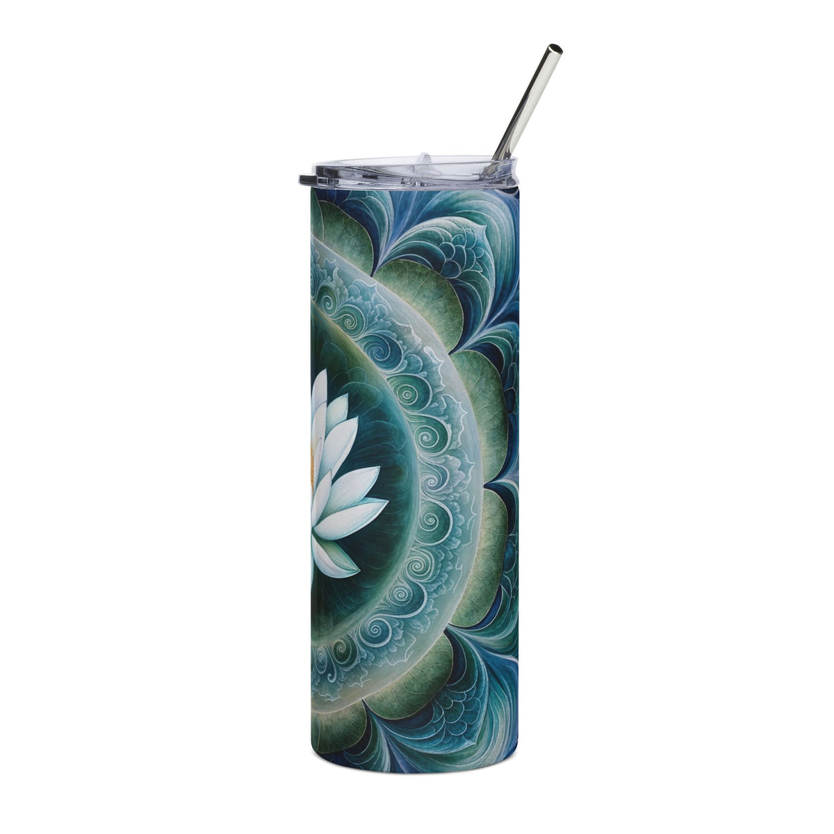 Tumbler Cylindrique Mandala de la Sérénité Intérieure