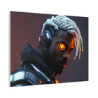 Tableau Combattant Dreadlocks Œil Cyborg