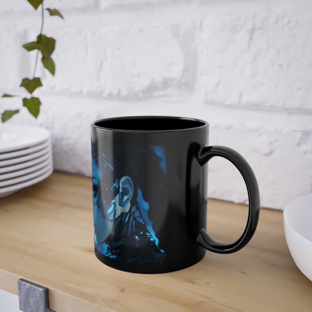 Mug Femme Cyborg Indigo