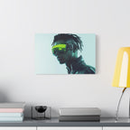 Tableau Cyberpunk Lunettes du Futur