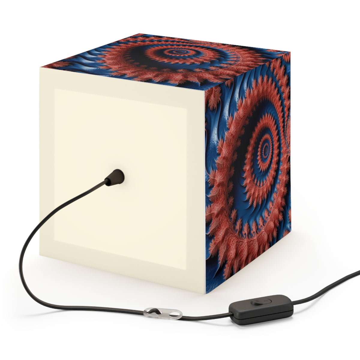 DECO - Lampe Cubique Fractale Courbe de Dragon