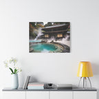 Tableau Onsen Traditionnel Tokyo