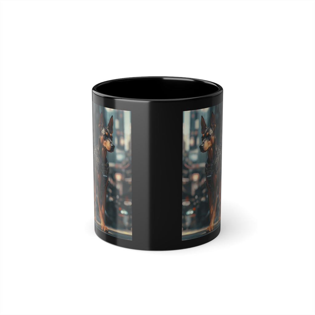 Mug Dobermann Tactique Cyberpunk