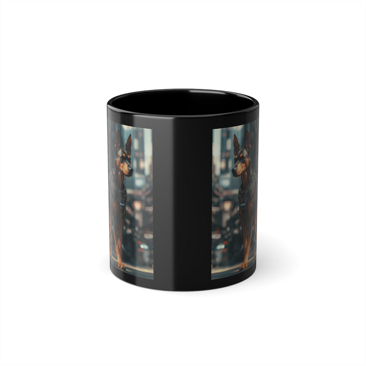 Mug Dobermann Tactique Cyberpunk