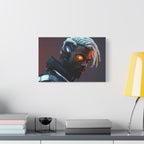 Tableau Combattant Dreadlocks Œil Cyborg