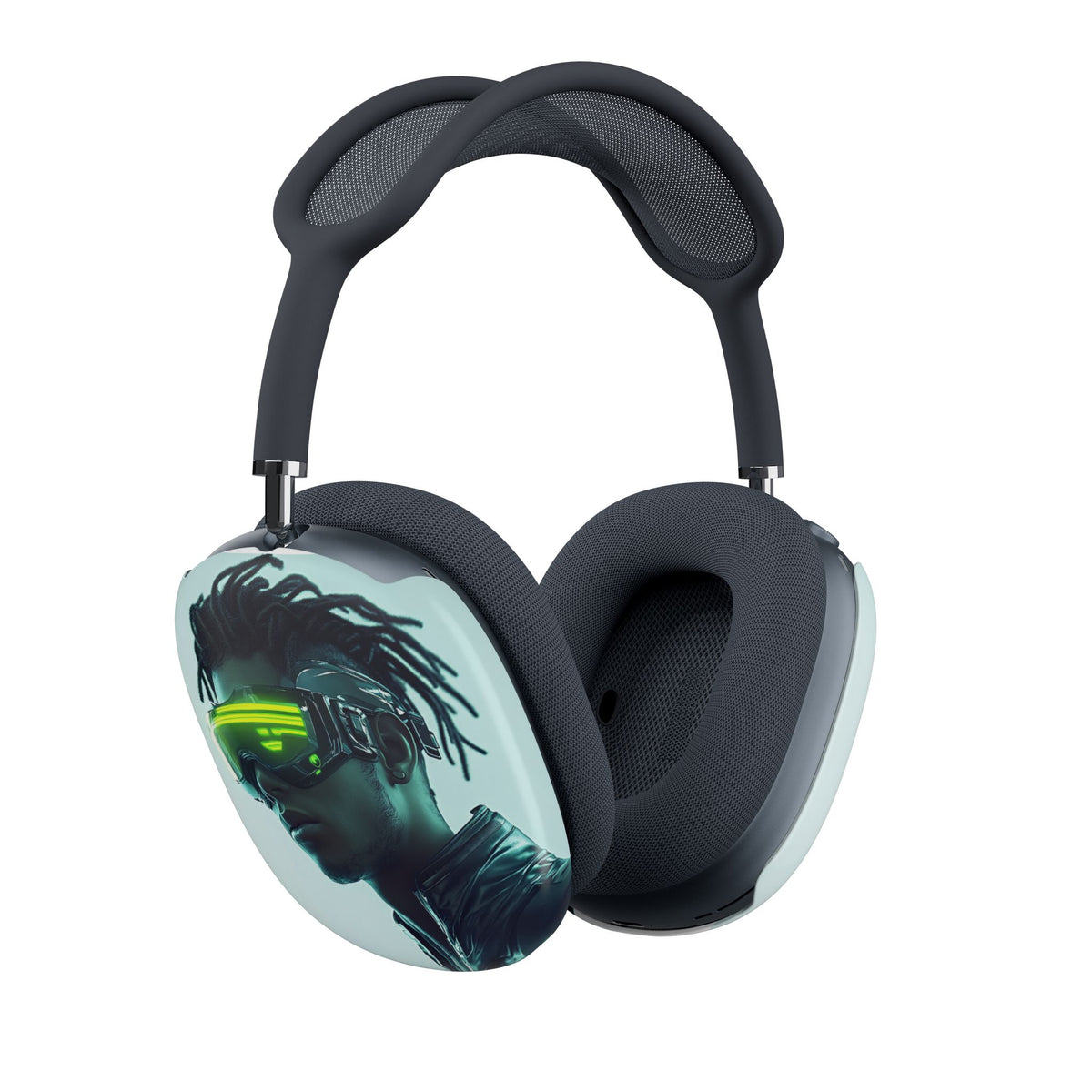 Housse airpods Lunettes Cyberpunk Futuristes