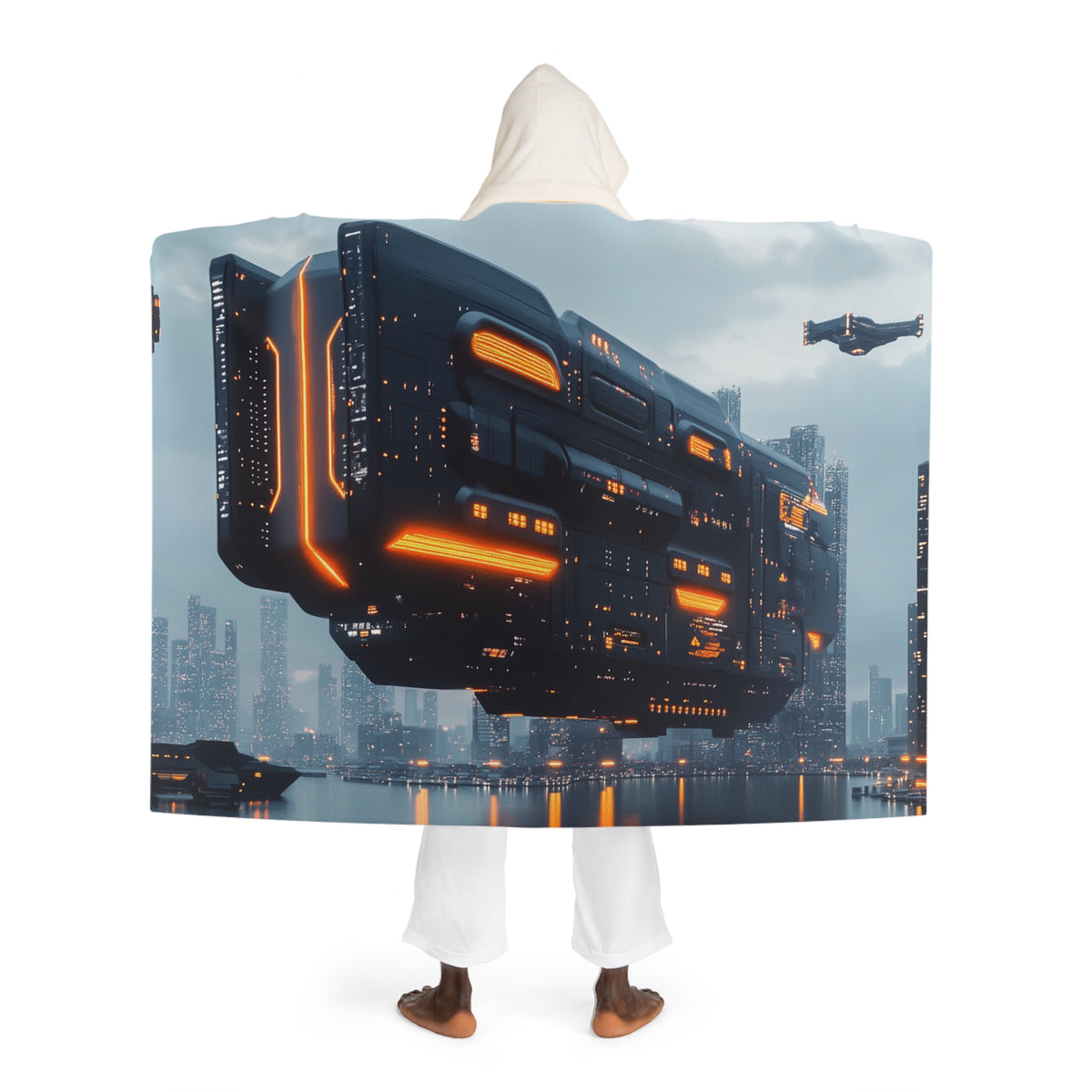 Plaid à Capuche Méga Corporations Cyberpunk