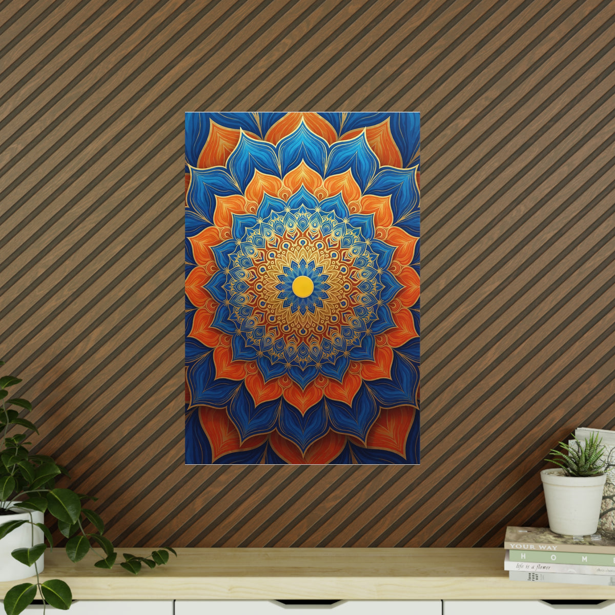 Poster Mandala de la Spiritualité Profonde